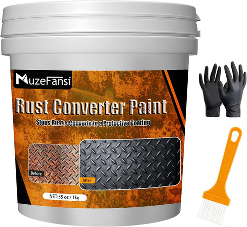 Metal paint rust converter - metal, paint,